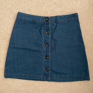F21 Denim Skirt
